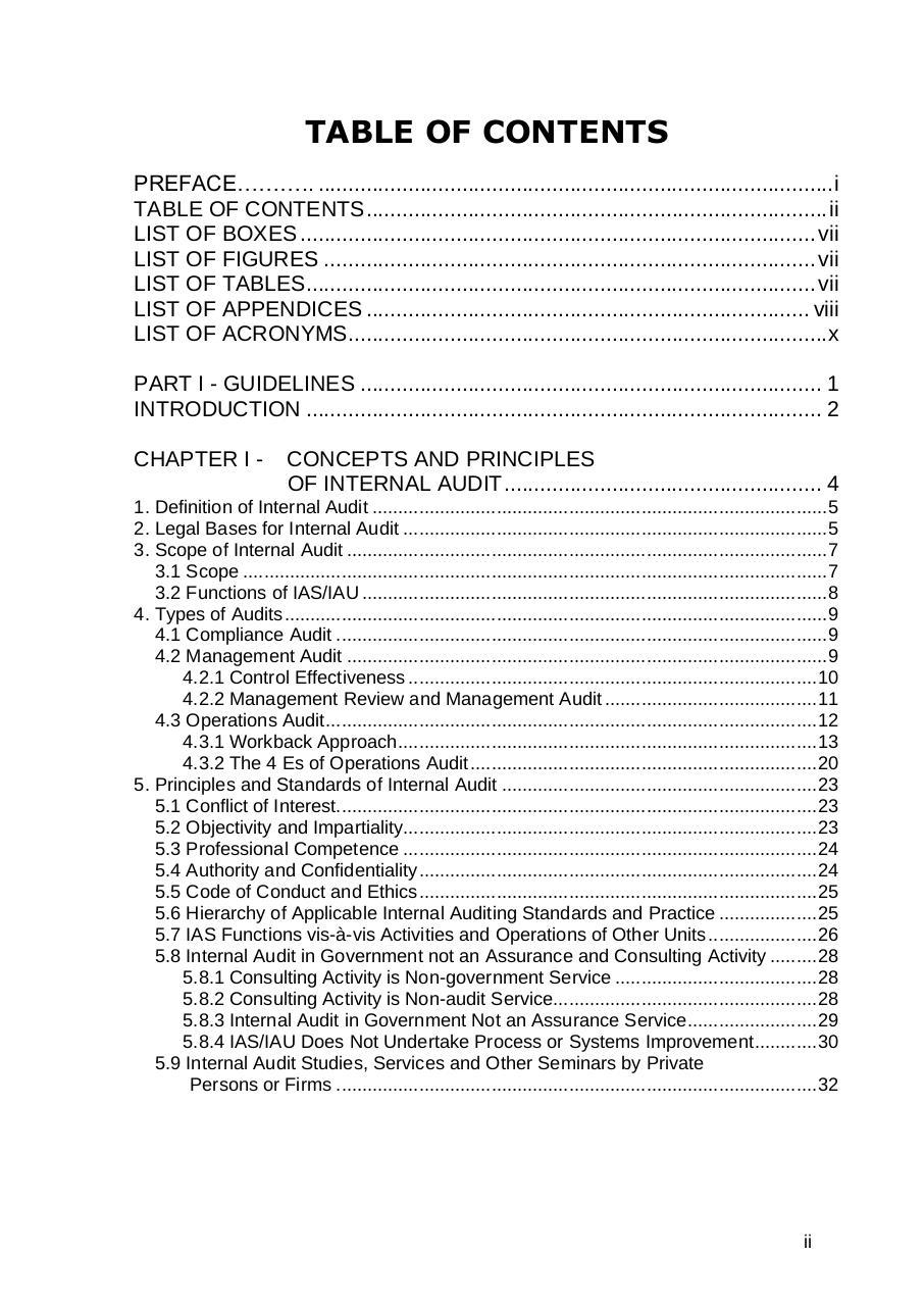 internal audit manual pdf